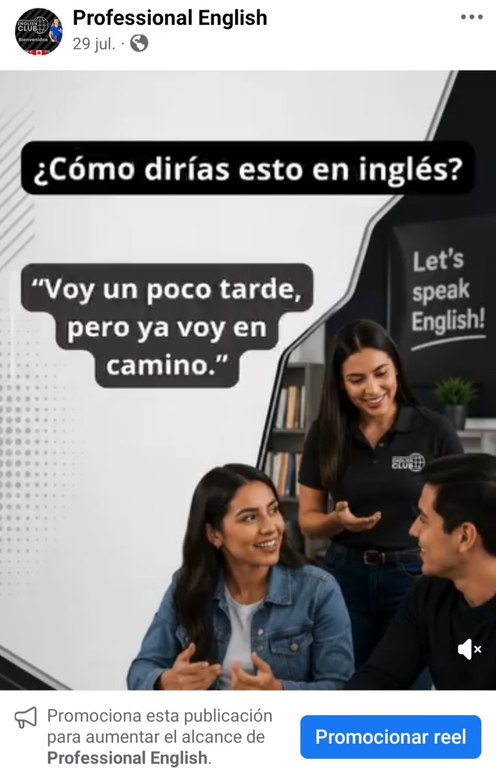 Reel “Cómo dirías esto” de Professional English